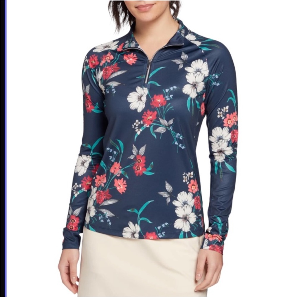 Lady Hagen 1/4 zip sun protection top